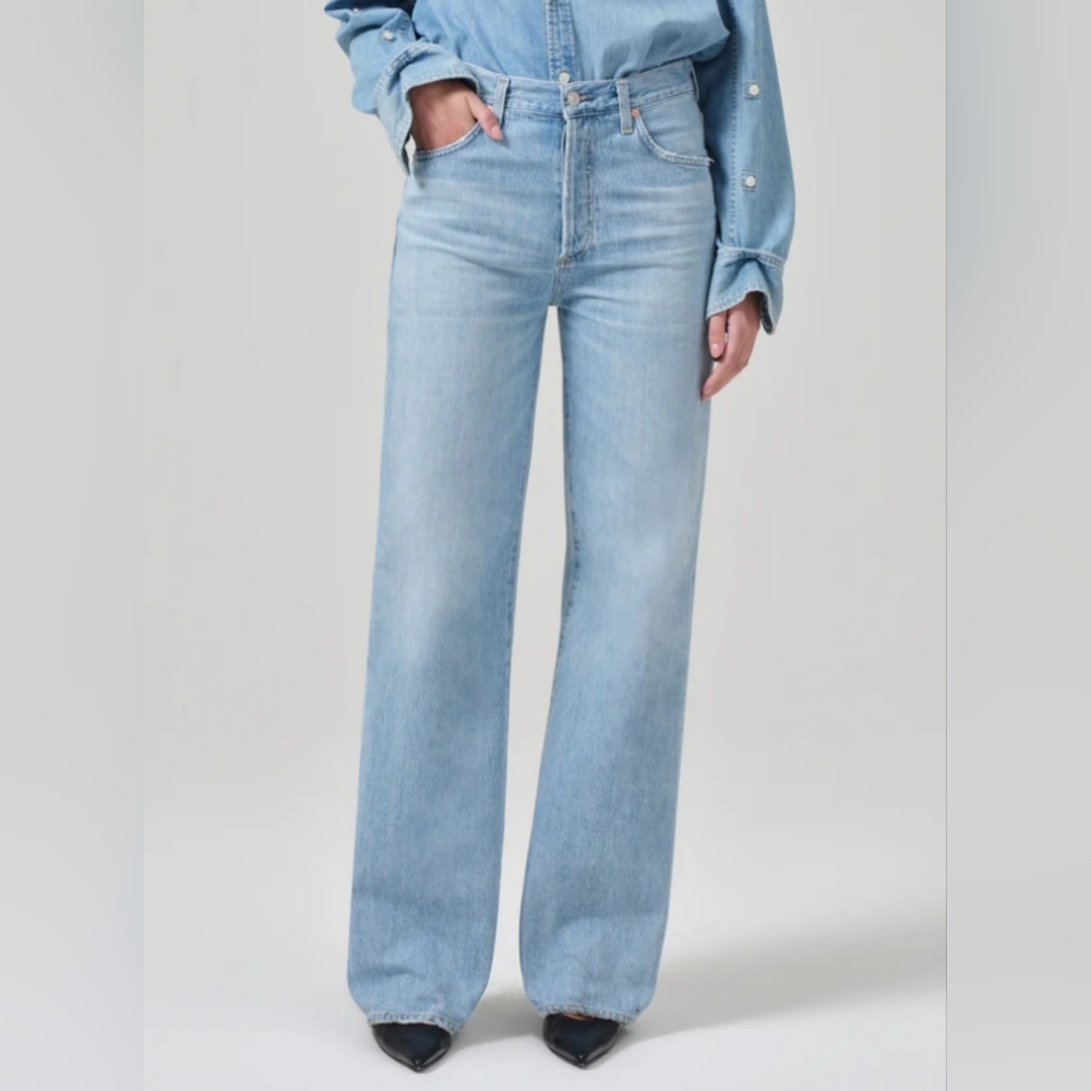 Citizens of Humanity ANNINA TROUSERS CoH Wide Leg Denim Tularosa 26 organic
